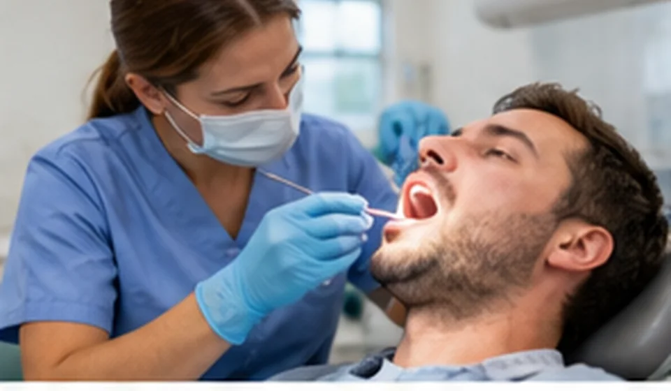 Fauteuil de dentiste dans un cabinet dentaire lumineux