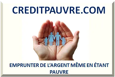 CRÉDIT POUR PAUVRE 2025